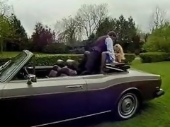 Blond Milf With Big Milk cans Fucked In A Car
