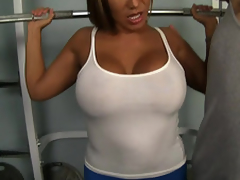 Now this is the kind of thing that will acquire me to the gym once more and again. Ava Devine is doing her thing, working out to acquire a great toned body. Before long that babe is meeting up with John Strong who is a great spotter but an even better fuck buddy. Her pussy has been craving his big dick from the minute that that babe met him, and that babe is going to take him for the ride of his life. This babe stretches out her legs worthwhile and wide and pushes her chest forward, almost daring him with that great massive rack that she's sporting.
